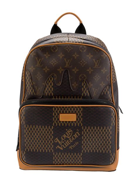 Louis Vuitton x Nigo Damier Ebene Giant Campus Backpack.